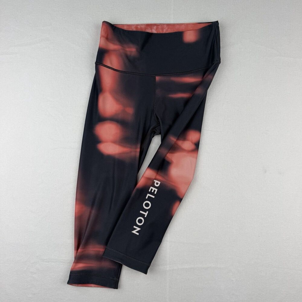 WITH Peloton X Monica Ahanonu High Waist Ankle Leggings in Red Multi Large
